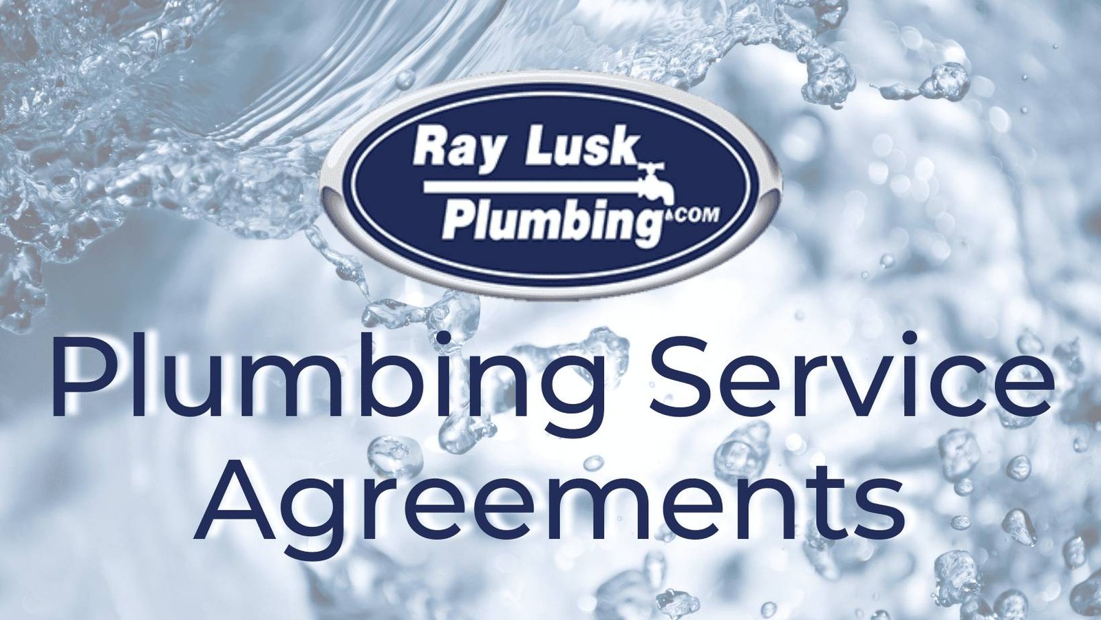 Image text reads: "Plumbing Service Agreements"