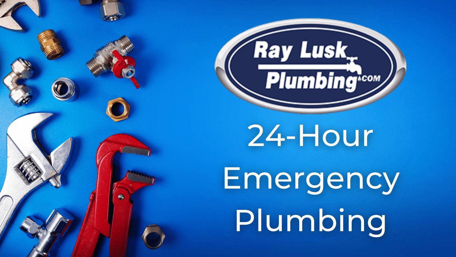 Image text reads: "24 hour Emergency Plumbing"