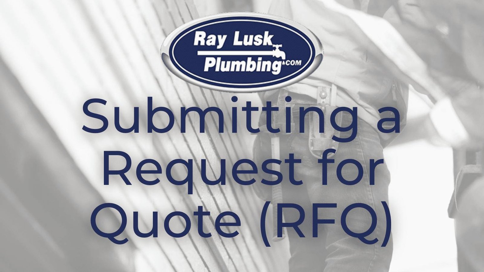 Image text reads: Submitting a Request for Quote RFQ